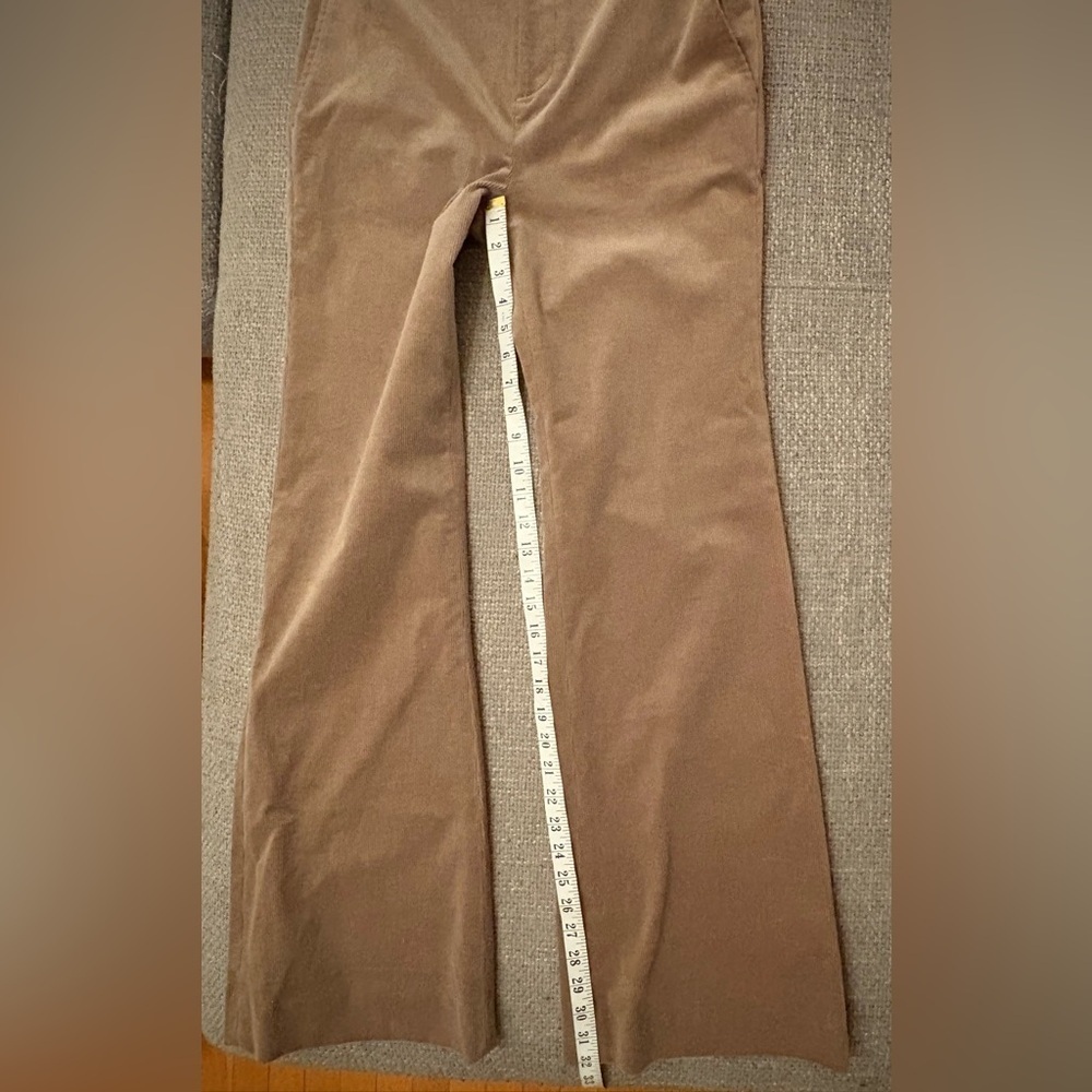 LAUREN RALPH LAUREN Taupe Corduroy High Rise Bootcut Pants 4 - Picture 14 of 16